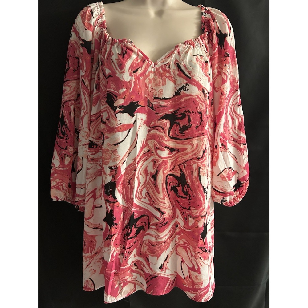 Sz 14/16 Avenue Pink Multi Top #1835*8